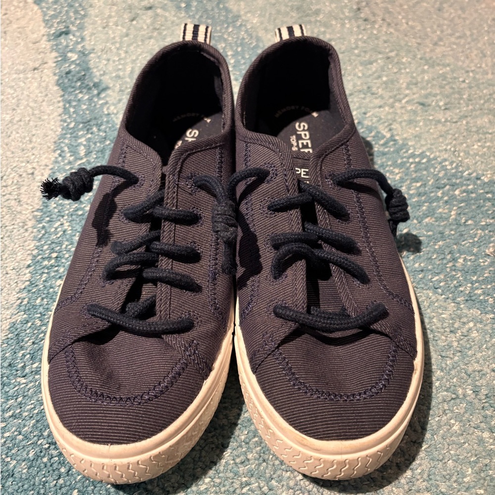 Sperry Navy Shorefront Sneaker, Sz 7.5